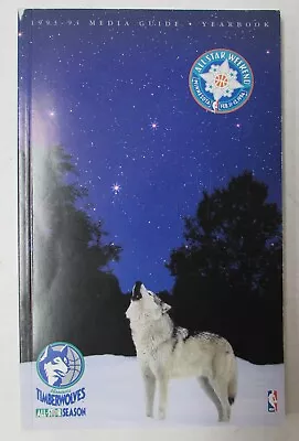 1993-94 Minnesota Timberwolves (NBA) Official Media Guide/Yearbook • $9.99