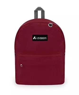Everest Classic Backpack One Size BURGUNDY • $19.99