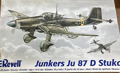Revell Junkers Ju 87 D Stuka 1:48 Scale  Plastic Model Kit 85-5250 WWII • $18