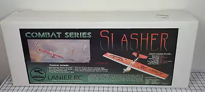 VINTAGE Lanier RC  SLASHER  COMBAT  R/C Model Airplane Kit  *NIB Never Opened* • $512.66