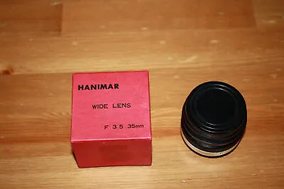 Hanimar Wide Lens 1:3.5 F=35mm No. 36707 Camera Lens • $27