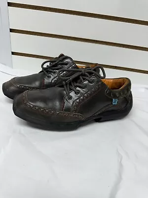 John Fluevog Mens Size 9 Shoe Square Toe Future Angel Leather • $65