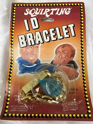 Vtg 1993 Squirt ID Bracelet Trick Squirting Toy Novelty Gag Gift Joke Prank NEW • $3.49