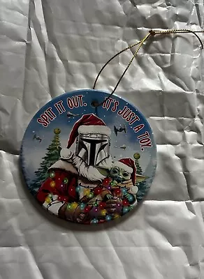 Dearth Vader And Yoda Christmas Ornament • $1