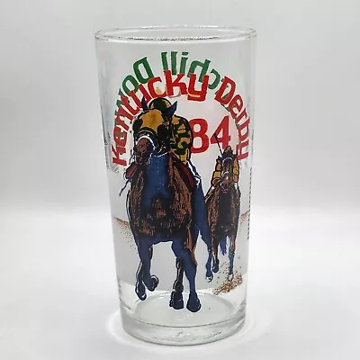 110th Kentucky Derby 12 Oz Mint Julep Glass 1984 Churchill Downs Vintage • $3.49