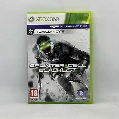 Tom Clancy's Splinter Cell: Blacklist Microsoft Xbox 360 Game Free Post PAL • $24.95