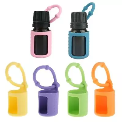 Silicone 5ml Roller Bottle Holder Sleeve Essential Oil Carrying Case • $6.62