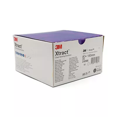 3M Xtract Cubitron 710W 80 Grit 150mm Sanding Disc - 50 Each • $59.99