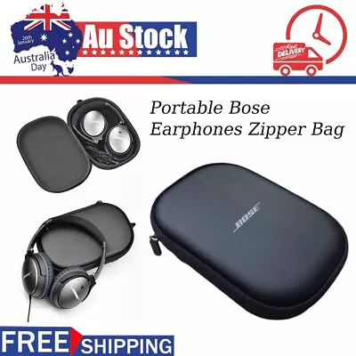 Portable Earphones Zipper Bag For Bose Quiet Comfort 35 II QC35 Headphones AU • $23.29
