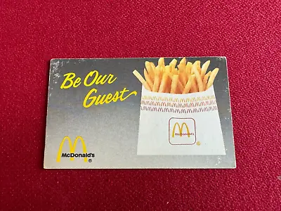 1993 McDonald's  Free French Fries  Coupon (Scarce / Vintage) • $20