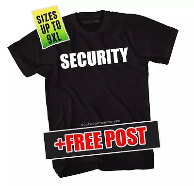 Security Big Mens Shirt L/xl/2xl/3xl/4xl/5xl/6xl/7xl/8xl/9xl • $37.50