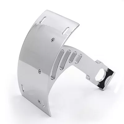 Side Mount Curved License Plate Bracket Tag Holder ForYamaha YZF-R6S/ YZF-R1 Chr • $26.99