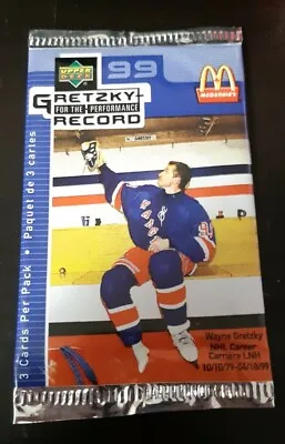 1999-00 McDonalds Upper Deck Gretzky For The Performance (1) Hockey Card Pack • $3.63