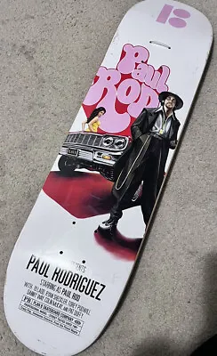 PROD Paul Rodriguez Plan B Skateboard Deck PAUL ROD SHAFT MOVIE PARODY • $300