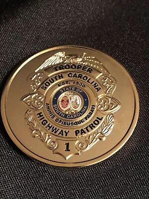 South Carolina Highway Patrol Trooper SCHP Challenge Coin Police! Badge! Seal! • $24.95