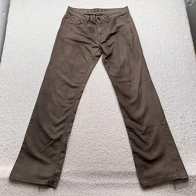 Helix Jeans Men's 34x34 Brown Relaxed Straight Preppy Low Rise Denim • $24.50