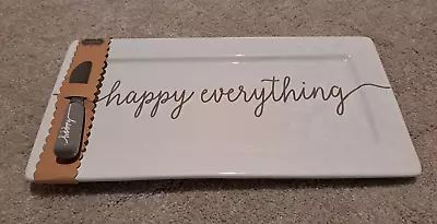 NEW Mud Pie Happy Everything Hostess Serving Platter And Spreader Set • $25