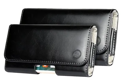 For Xiaomi Pocophone F1 Genuine Leather Tradesman Belt Clip Loop Case Cover • $25