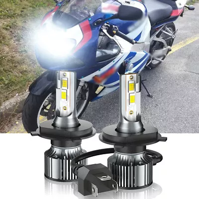 High Power HID LED Headlight H4 Bulbs Lights For Suzuki GSXR 600 750 1997-2003 • $26.99