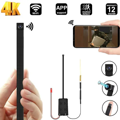 2023 4K WIFI Wireless Mini Camera DIY Hidden HD IP DVR Nanny 1080P Cam NEW • $8.32