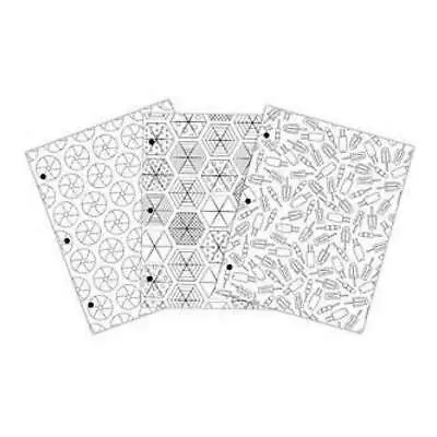 American Crafts - Creative Zen Colouring Folders 9.6 Inch X14 Inch 3 Pack Summer • $10.99