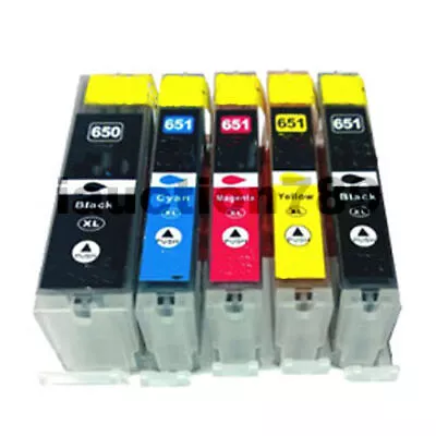5x Ink Cartridge PGI-650XL CLI-651XL For Canon Pixma IX6860 MG5560 MG5660 MG6360 • $12.50