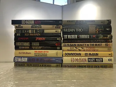 Ed McBain Hardcover Collection. Some 87th Precinct Series. 19 Book Lot • $85.95
