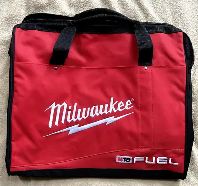 Milwaukee M18 Fuel Large Square Contractor Canvas Bag 17  X 17  X 10  • $29.95