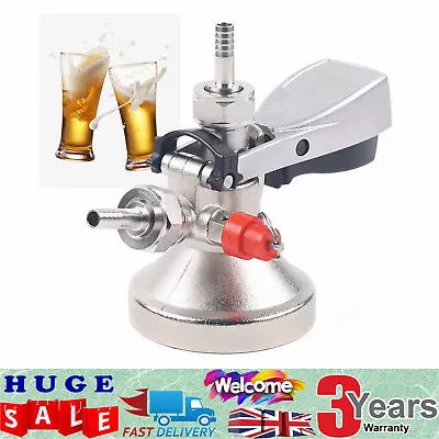 Beer Dispenser Connector Draft Beer Keg Coupler G Type Stainless Steel  • £19