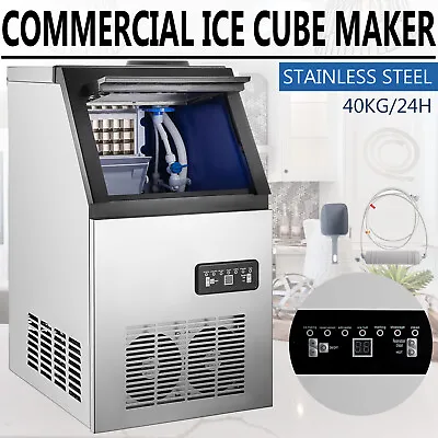 $305.90 • Buy Built-in Commercial Ice Maker Stainless Steel Bar Restaurant Ice Cube Machine