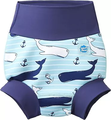 Splash About Happy Nappy Swim Diaper 3-6 Month Vintage Moby  • $32.07