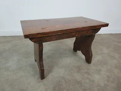 Antique Mission Tiger Oak Foot Stool Seat Ottoman Arts & Crafts Quartersawn • $229.99