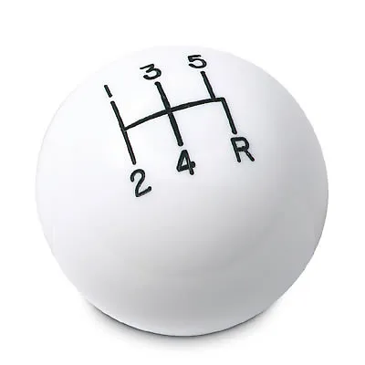 5 Speed Shifter Shift Knob WHITE - 16mm X 1.50 For 1983-2002 Camaro & Firebird • $42.25