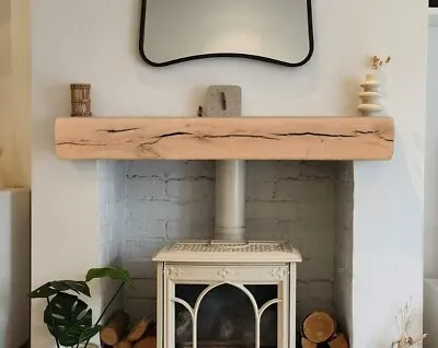 Traditional SOLID OAK BEAM Fireplace Mantel Mantle Shelf 6x6 • £129