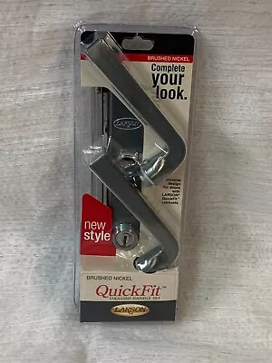 Larson 20298917 Quick Fit Brushed Nickel Storm Door Matching Handleset Sealed • $30