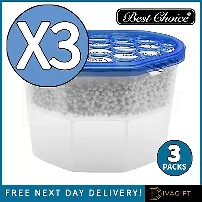 3 X Interior Dehumidifiers Damp Mould Trap Moisture Catch Mildew Remover Home • £5.95