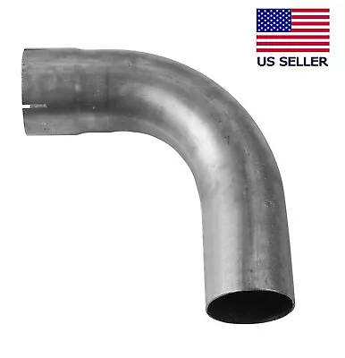 3 OD 3 ID 90 Degree Exhaust Elbow Mandrel Bend Aluminized Steel 16ga • $44.49