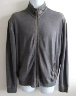 Ralph Lauren Mens Sweatshirt Zip Jersey Top Size M Grey • £9.99