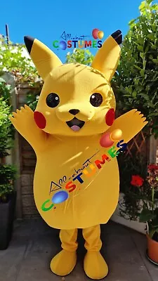 Hire Pikachu Lookalike Costume Mascot Fancy Dress Delivery Within UK PPO • £50