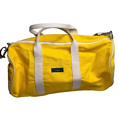 J.Crew $125 Limited Edition Duffel Bag Yellow BO196 • $75