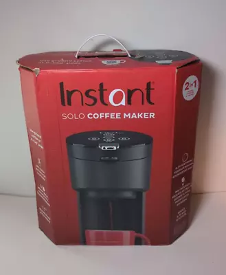 Instant Solo Single Serve Coffee Maker Ground Coffee Or K-Cup Pods Broken Water • $35