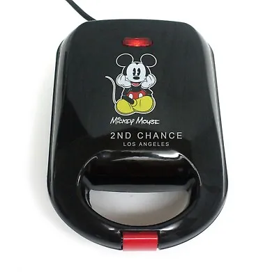 Disney Mickey Mouse DCM-9 Non Stick Waffle Maker TESTED • $25.99