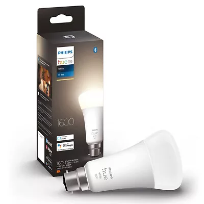 Philips Hue White Home Light Bulb/Globe 15.5W A67 B22 W /Bluetooth 1600LM • $61