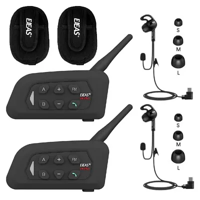 EJEAS V4C 2 Pieces Pack Football Soccer Volleyball Referee Headset Intercom • $140