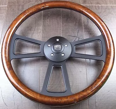 Black Muscle Steering Wheel 18  Rig (Freightliner Kenworth Peterbilt Volvo) • $153.87