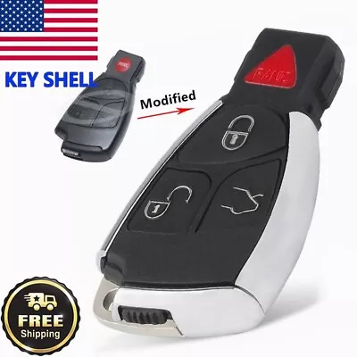 Upgraded Remote Key Shell Case Fob For Mercedes Benz C E S CLS CLK ML SLK • $17.50