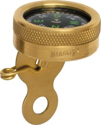 Marbles MR1141 Pin-On Compass Brass Construction 1  Diameter • $12.08