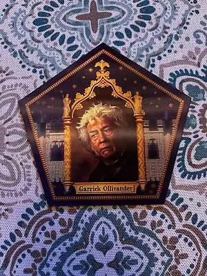 Garrick Ollivander Universal Studios Harry Potter Wizard Chocolate Frog Card • £13.49