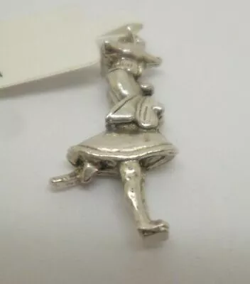 £6.29 • Buy Sterling Silver Soldier Charm With Open Soldered Jump Ring
