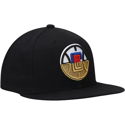 Mitchell & Ness Los Angeles Clippers Gold Dip UV Snapback Hat Cap NBA NEW • $29.99